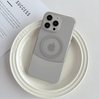 Candy-colored Semi-transparent Magnetic Detachable Creative Modular Phone case PC Hard Shell for IPhone13 14 15 16 17 Pro Max