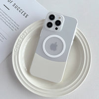 Candy-colored Semi-transparent Magnetic Detachable Creative Modular Phone case PC Hard Shell for IPhone13 14 15 16 17 Pro Max