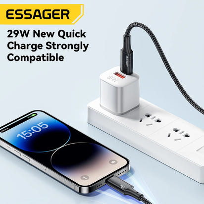 Essager USB C Cable For IPhone 14 13 12 11 pro Max 8 Plus 20W Fast Charging Cable Type C To Lighting Date Wire For iPad Macbook