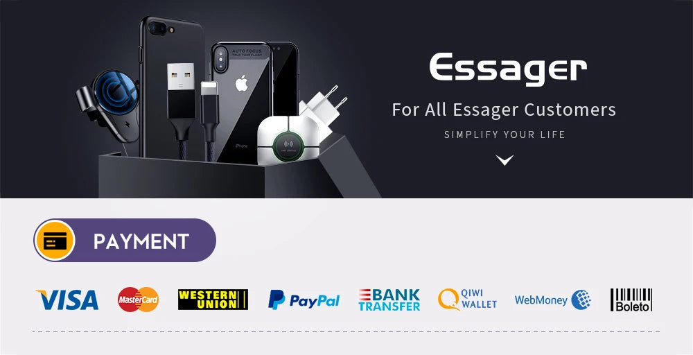 Essager USB C Cable For IPhone 14 13 12 11 pro Max 8 Plus 20W Fast Charging Cable Type C To Lighting Date Wire For iPad Macbook