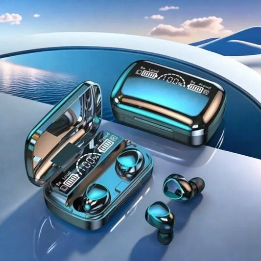 Original M10 Headphones Bluetooth Wireless Earpods Sports Stereo Noise Canceling Headphone Microphone Speaker Caixa De Som Gamer